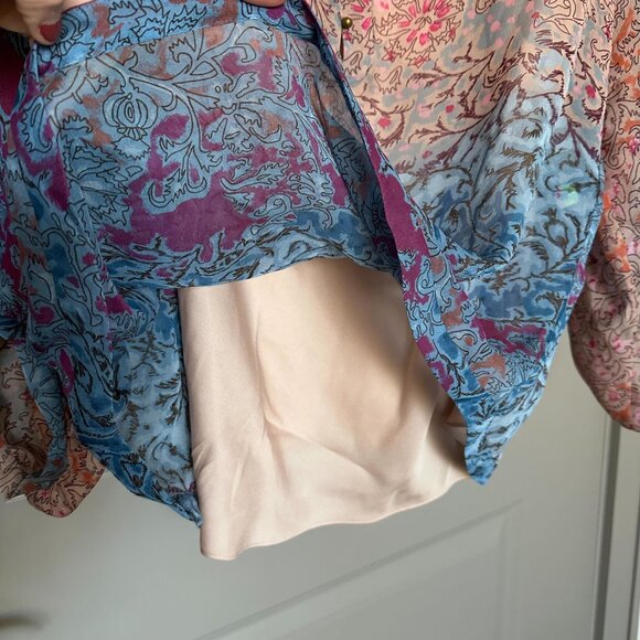 Diane von Furstenberg Silk Printed Blouse - Picture 6 of 9